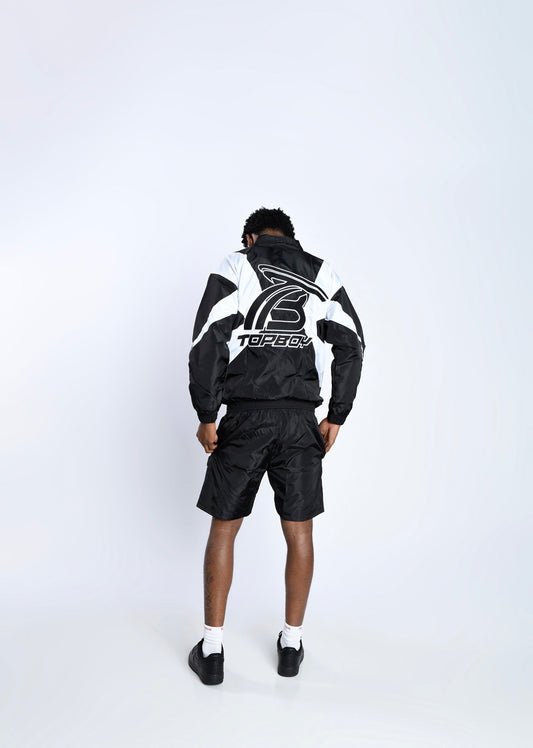 Black TB Windbreaker Set