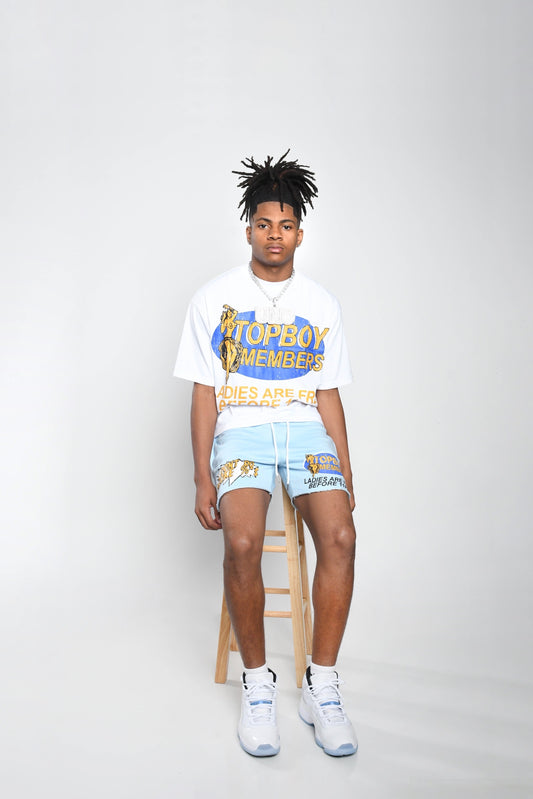Blue “NBS” TB Short Set