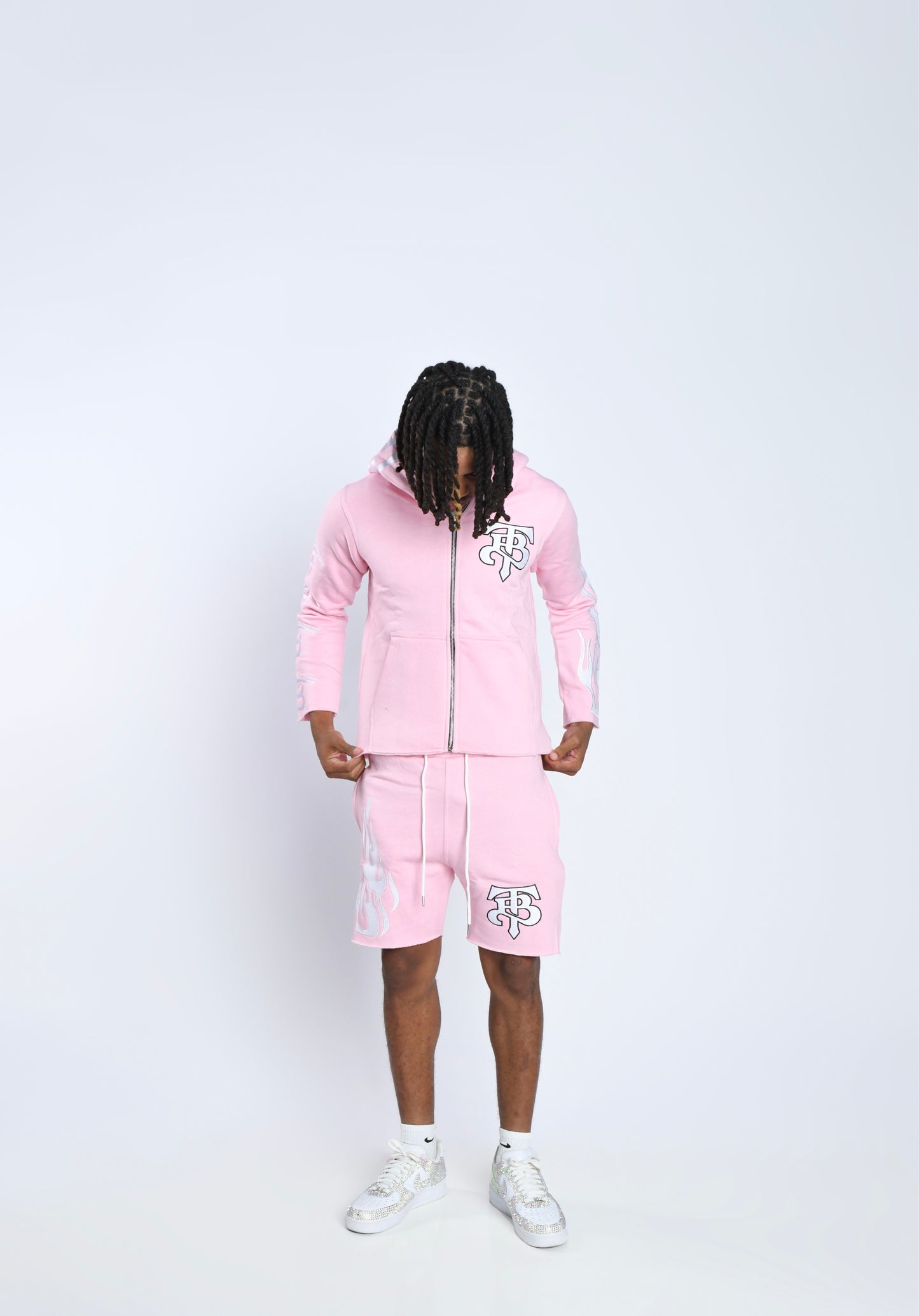 Pink TB Fleece Set