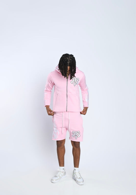 Pink TB Fleece Set