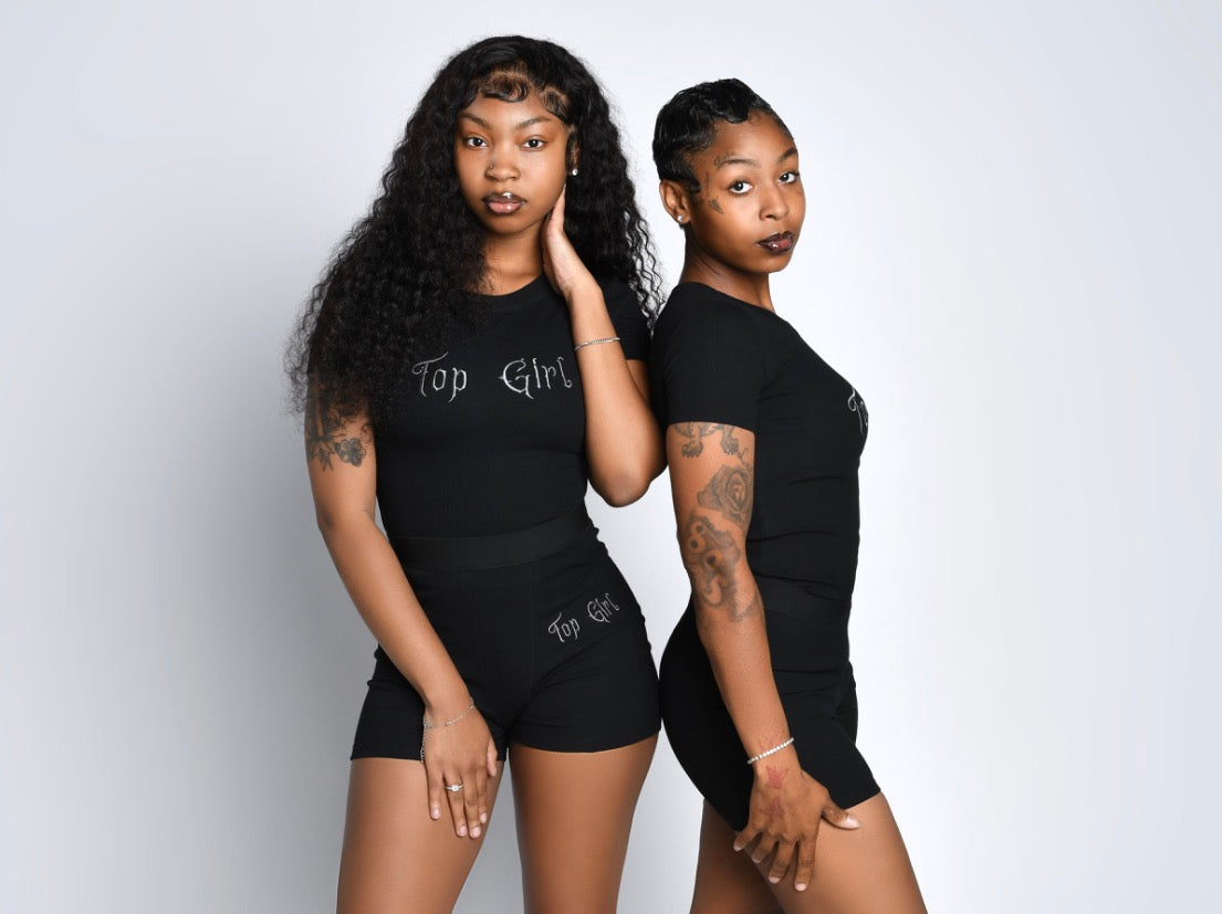 Black TopGirl 2 Piece Set