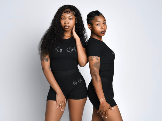 Black TopGirl 2 Piece Set