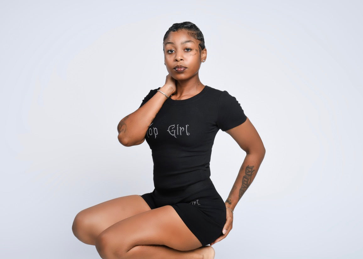 Black TopGirl 2 Piece Set