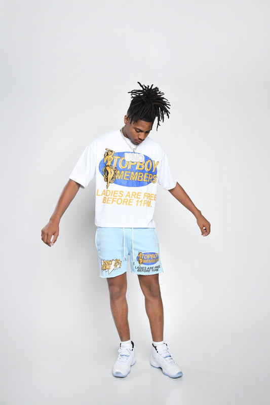 Blue “NBS” TB Short Set